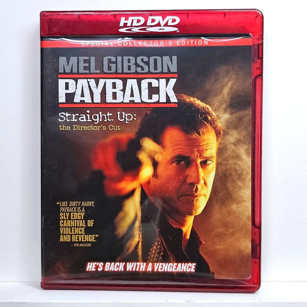 Mel Gibson Payback HD DVD Straight Up Director's‎ Cut Special Edition 2007 Film